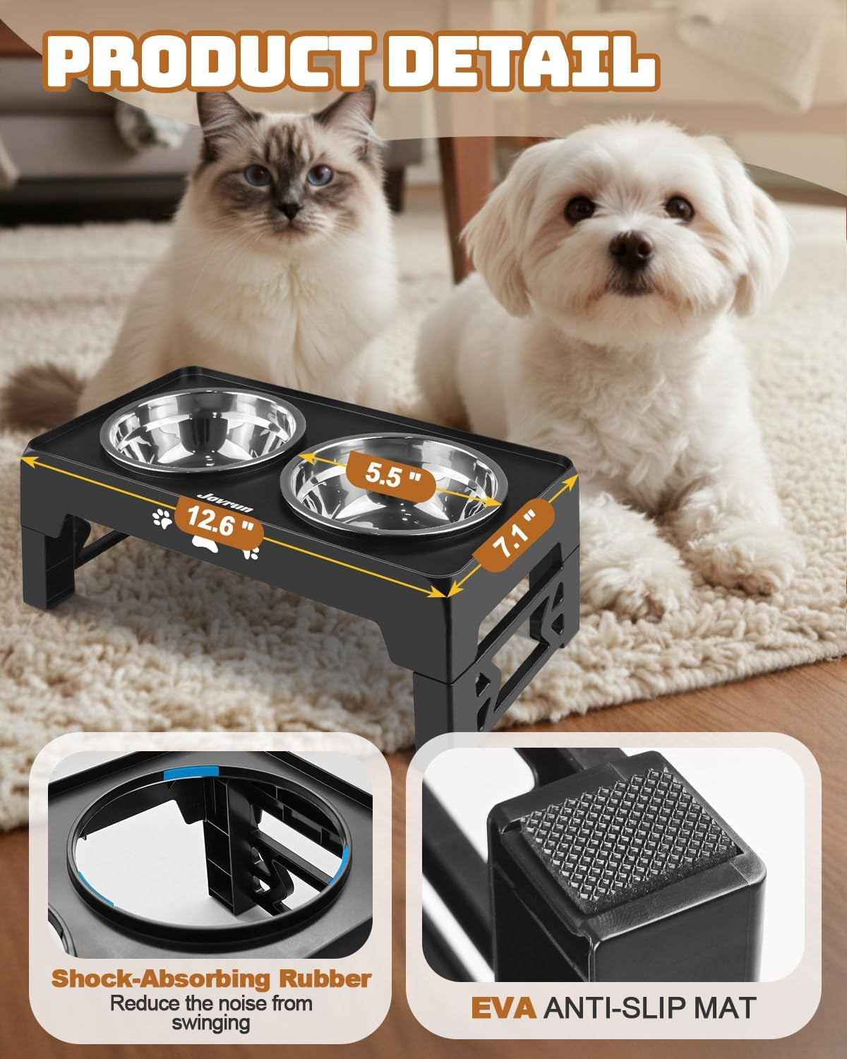 Elevated Dog Bowls for Small Dogs 