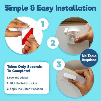 Upgraded Invisible Baby Proofing Cabinet