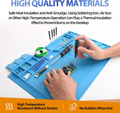 Professional Silicone Soldering Pad 932°