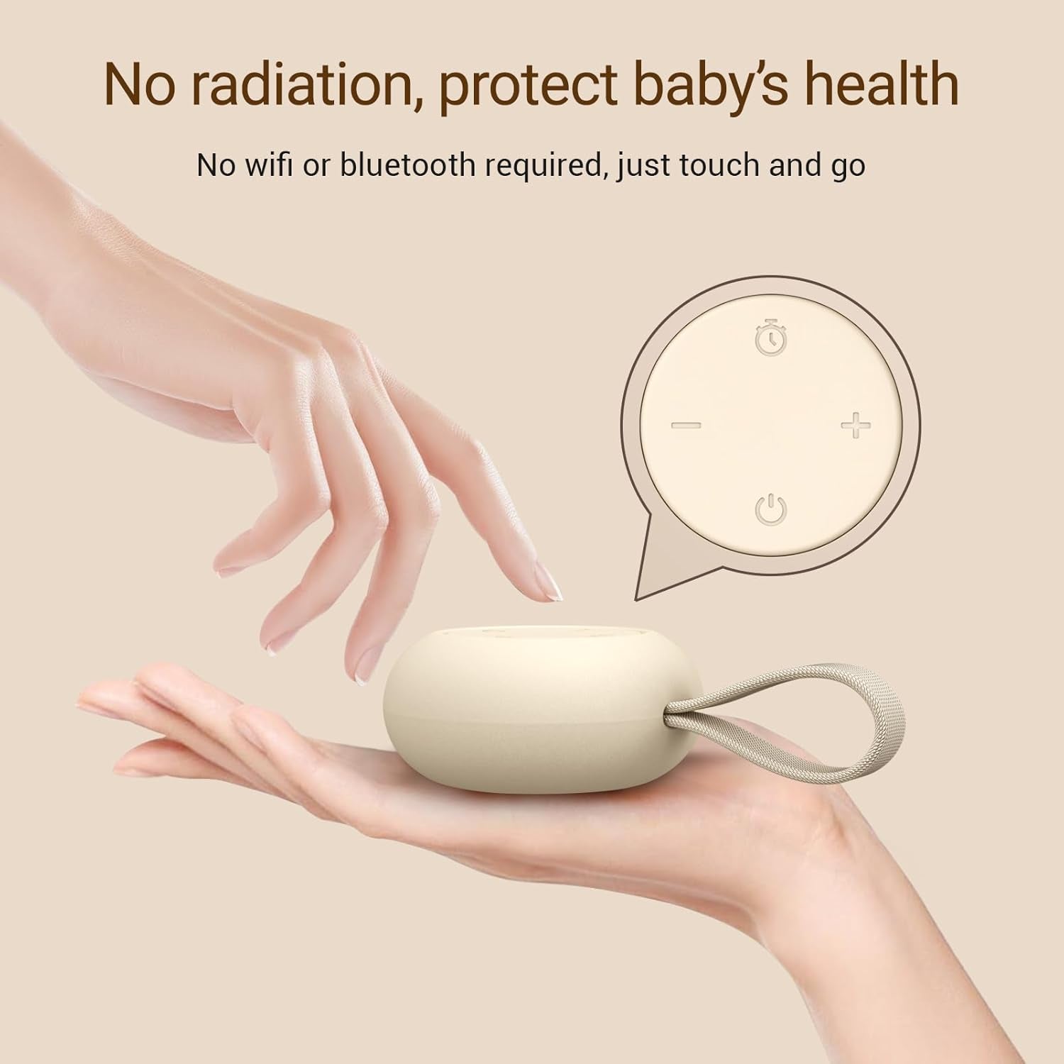 Portable Baby Sound Machine [White Noise