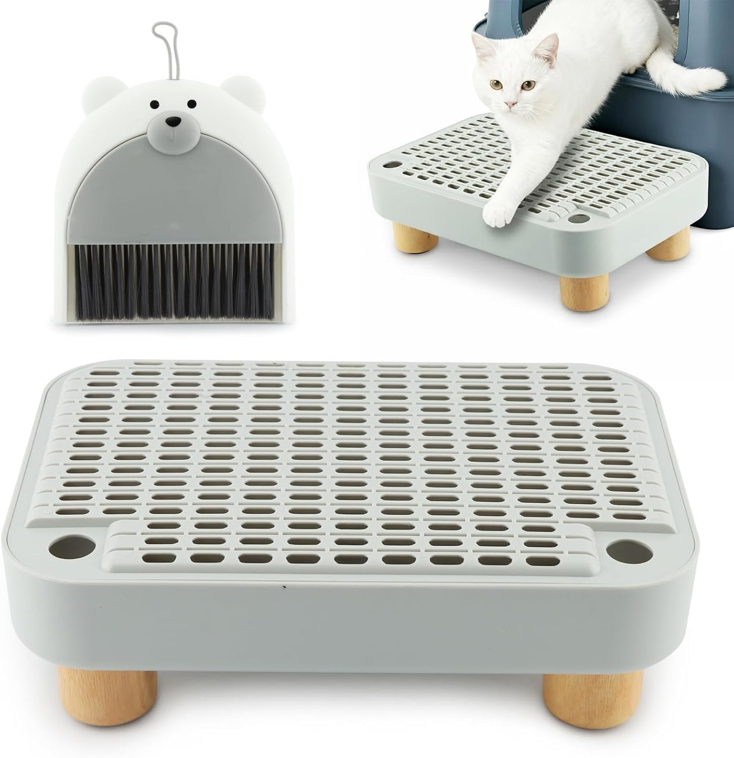 Pet Supplies Cat Litter Box Step Ramp