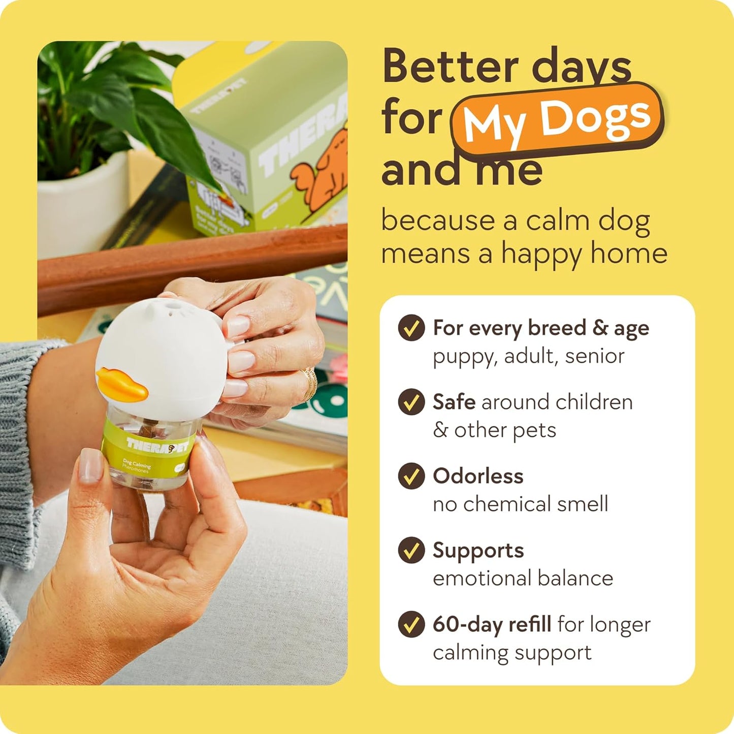 Dog Calming Diffuser - for Stress