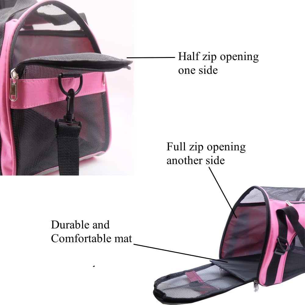 Cat Carrier,SoftSided Pet Travel Carrier