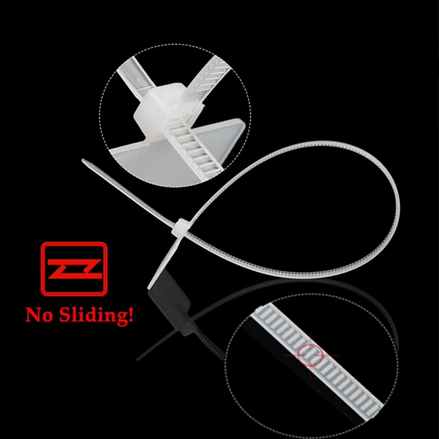 Nylon Marker Cable Zip Ties 250Pcs6 Inch