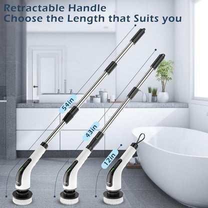 Electric Spin Scrubber,Cordless Cleaning