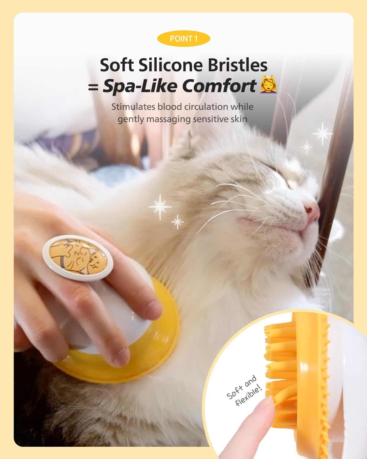 []Healing Slicker Brush&Easy Facial Comb