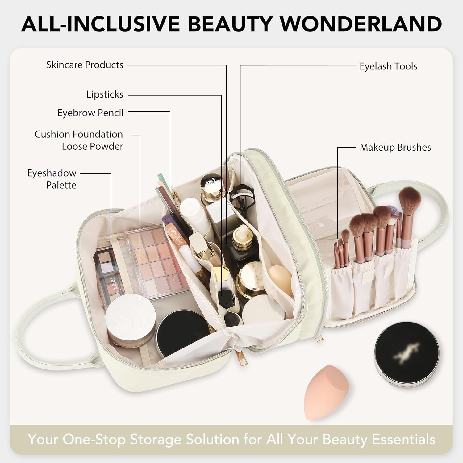 Travel Makeup Bag for Women Fashion 