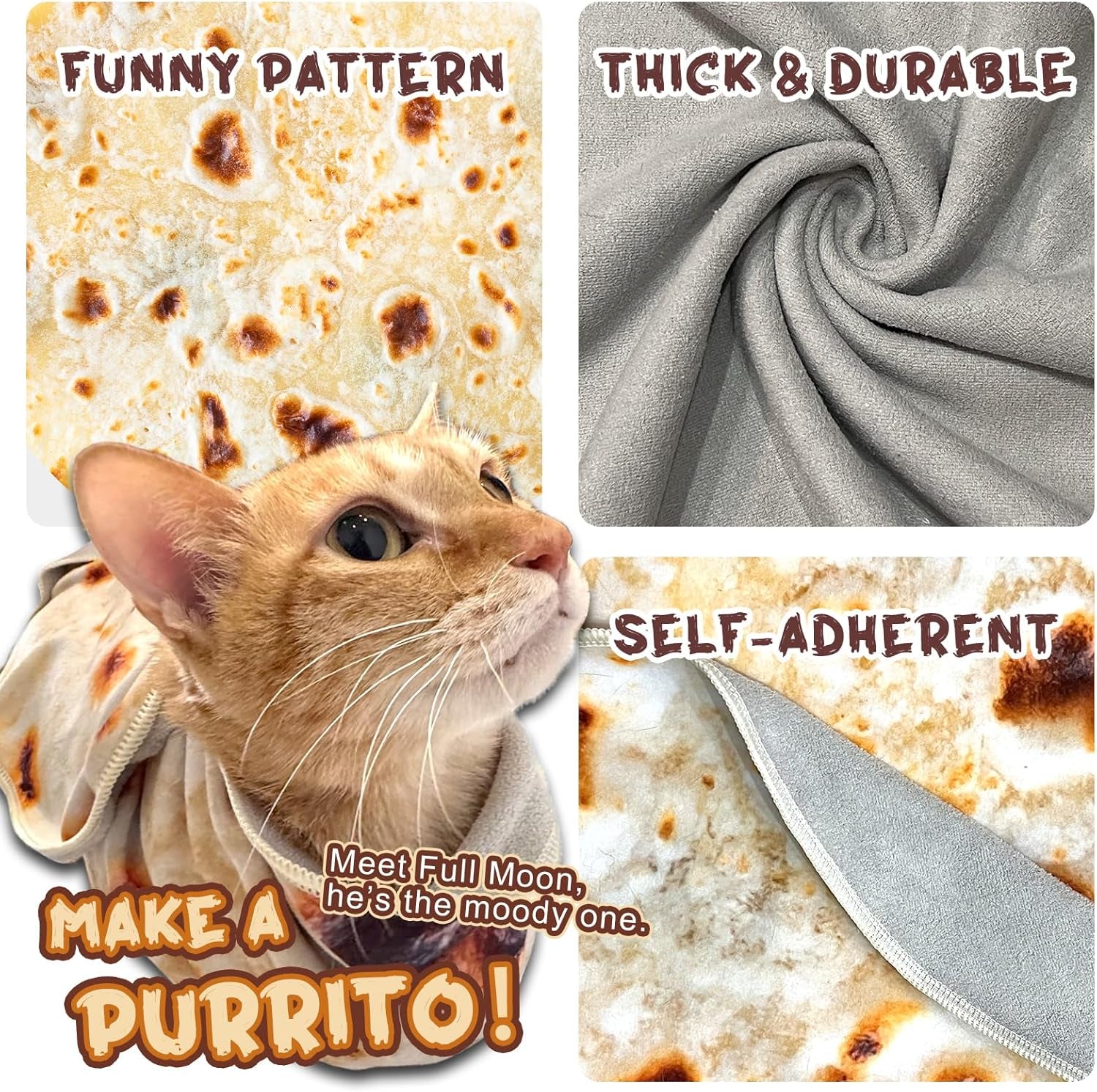Cat Wrap for Cutting Nails,tortilla 