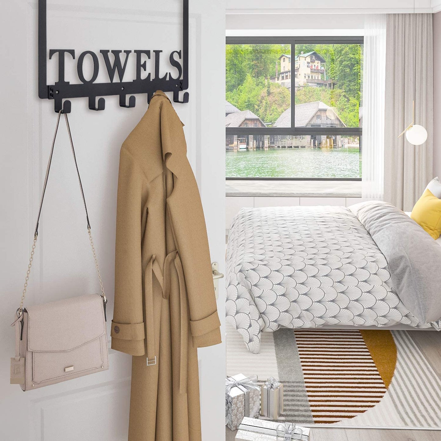 over the Door Hooks, Towel Holder