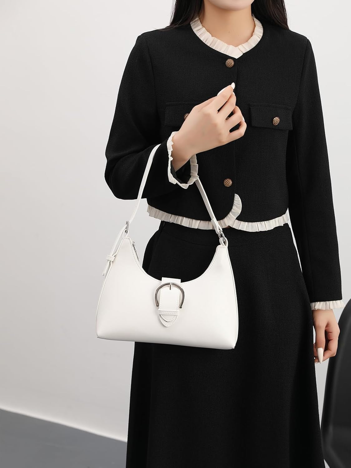 Shoulder Bag for Women Retro Vegan 