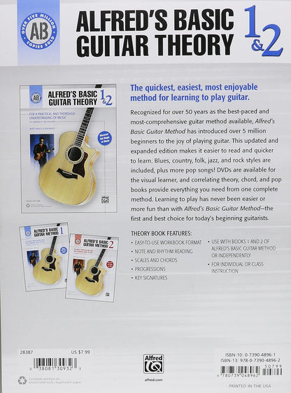 Alfred'S Basic Guitar Theory, Bk 1 & 2