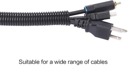 25Ft - 1/4 Inch Split Wire Loom Tubing