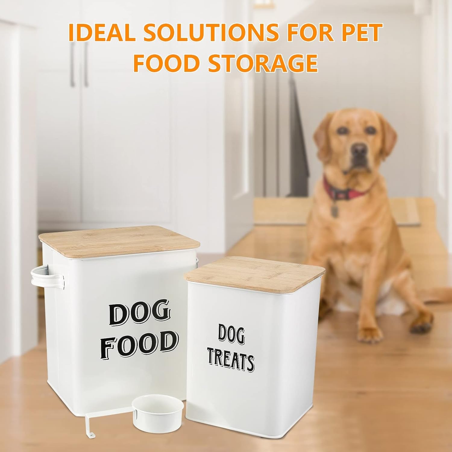 Dog Food Storage Container Farmhouse Pet