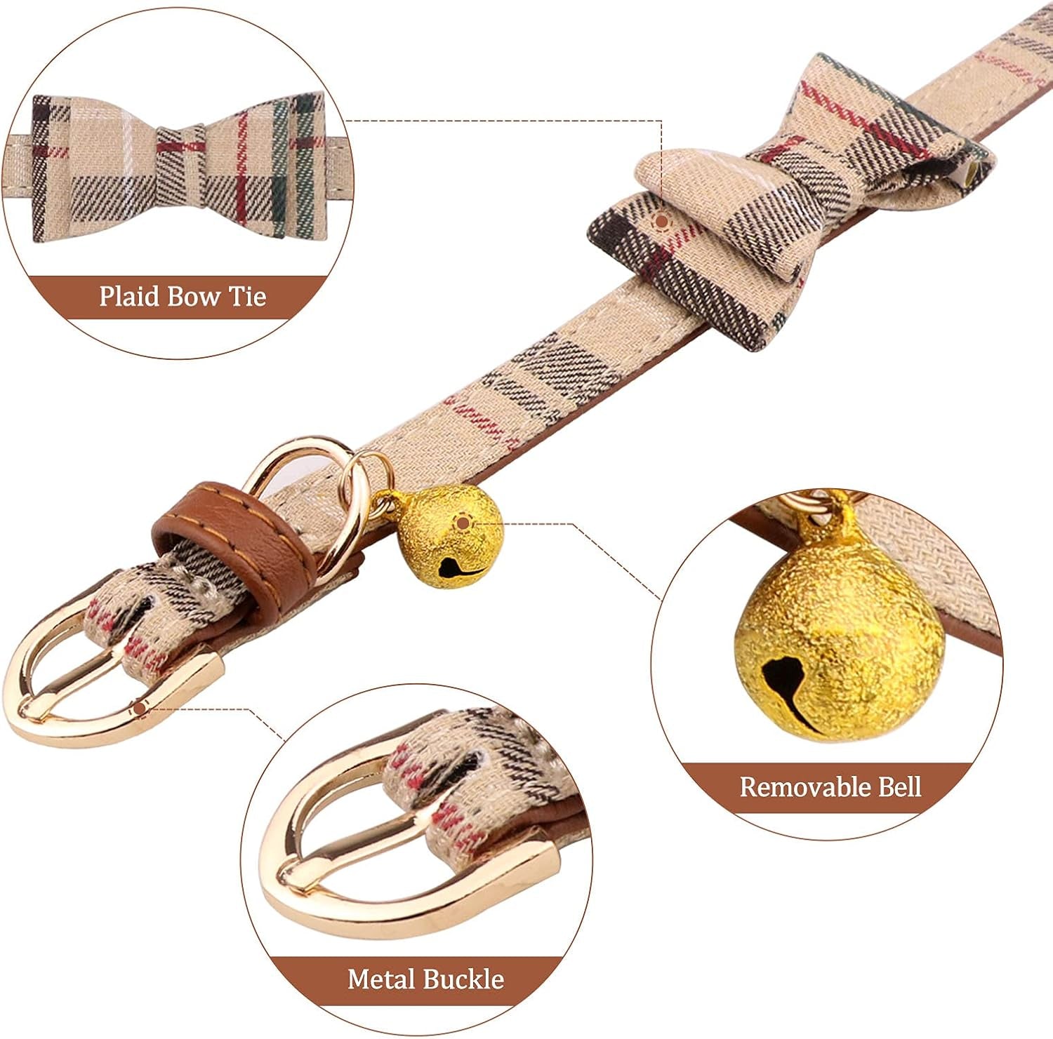 3 PCS Dog Collars for Small Puppy Collar 
