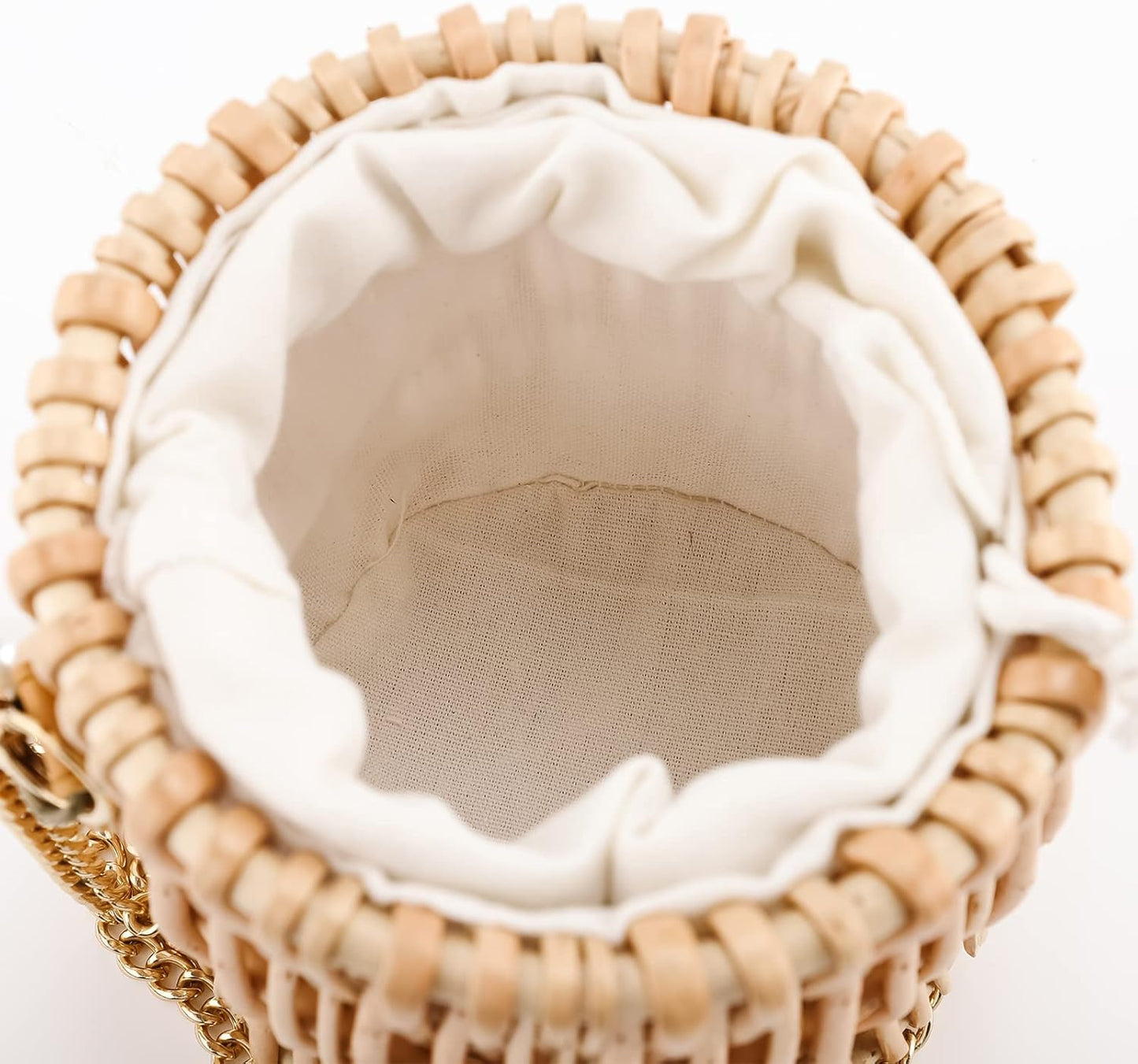 Straw Bag for Women - Wicker Small