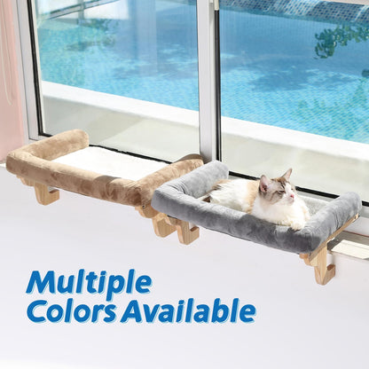 Cat Perch for Window Sill with Bolster 