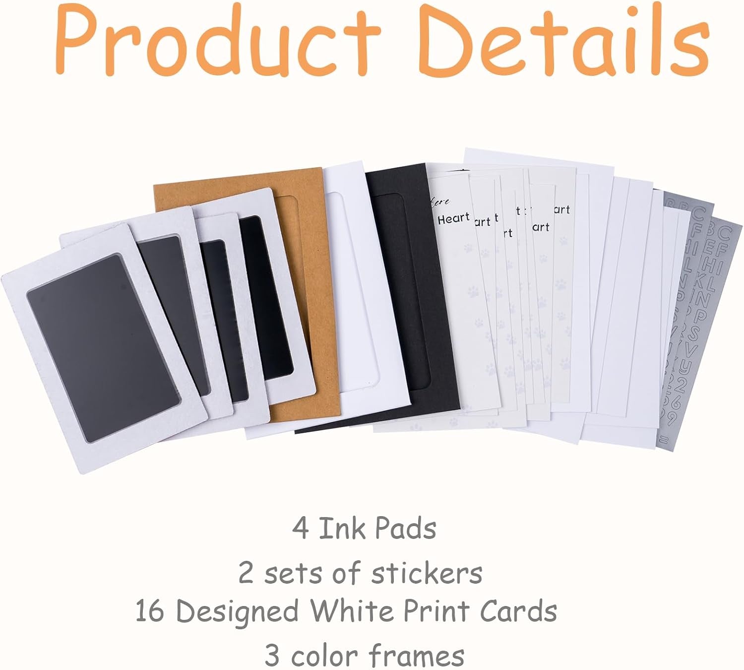 Inkless Paw Print Kit,Dog Paw Print Kit