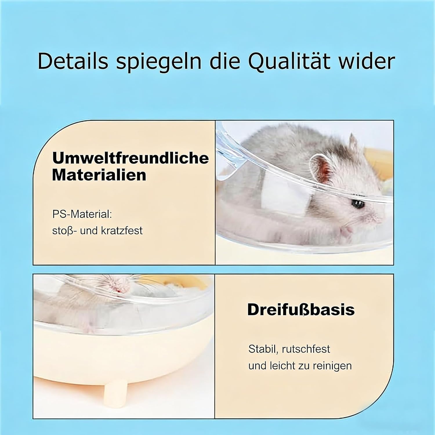 Hamster Sand Bath Container