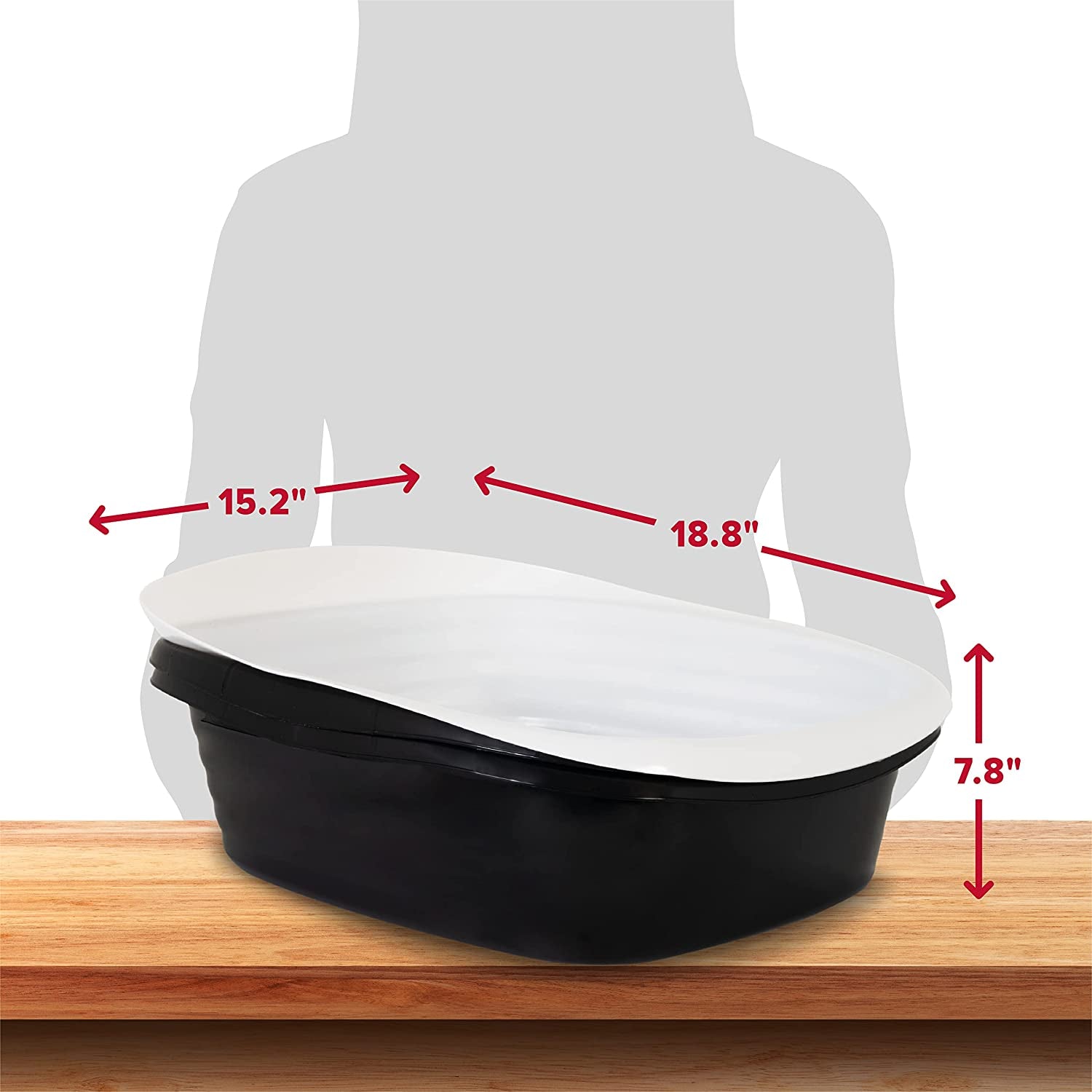 Large Sifting Litter Box Scoop Free Cat