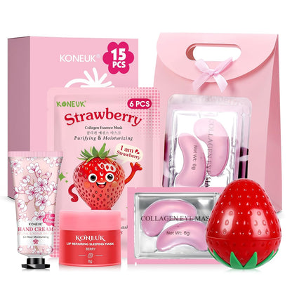 15 PACK Skincare Gift Set for Teen Girls