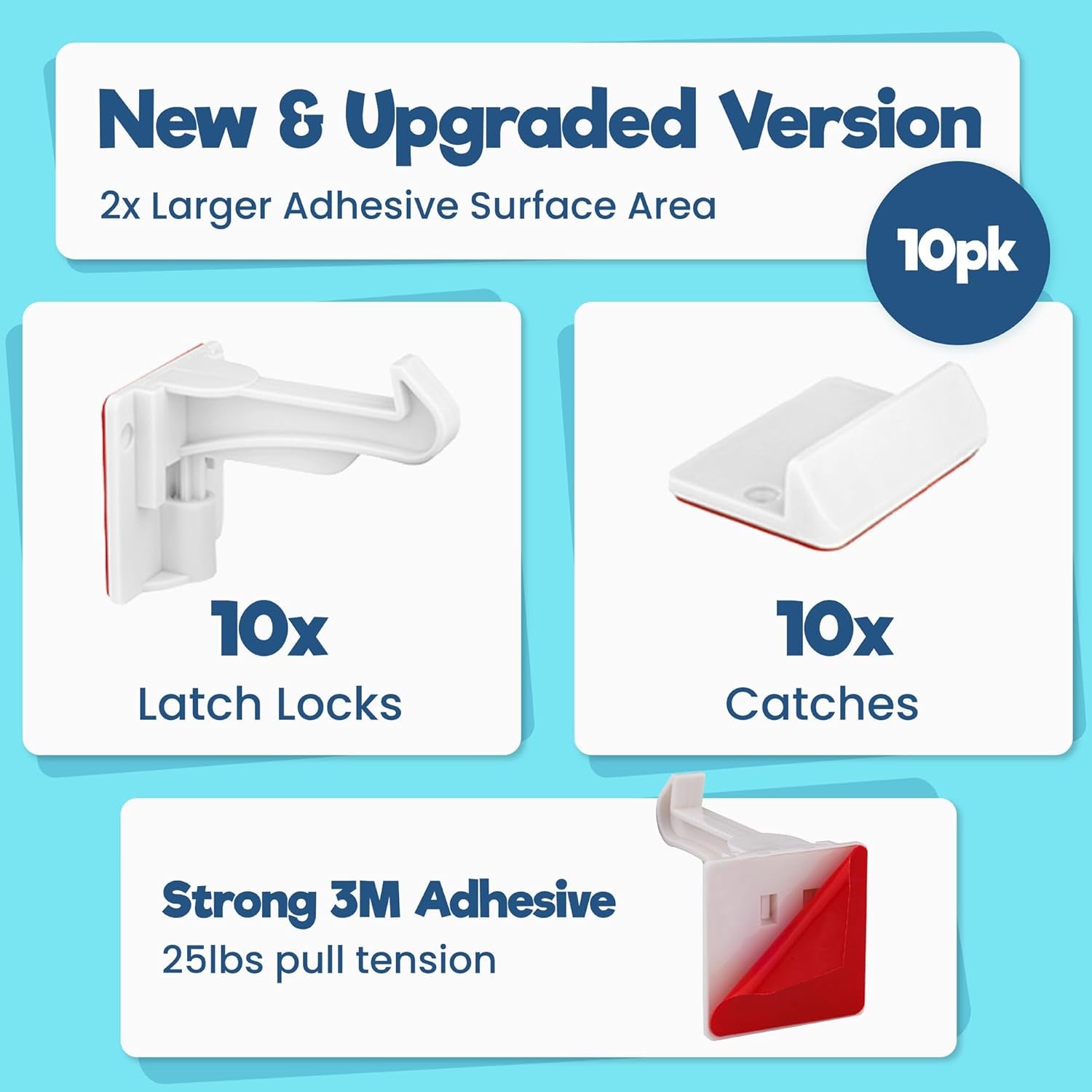 Upgraded Invisible Baby Proofing Cabinet