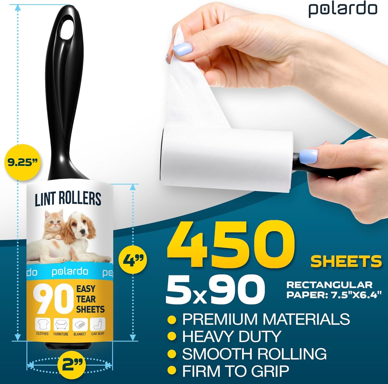 Lint Rollers for Pet Hair,Sticky