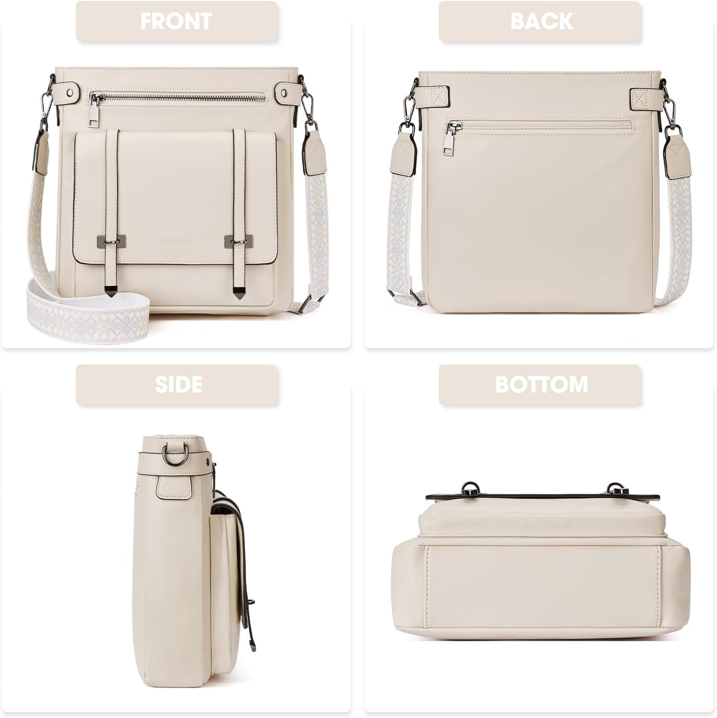 Crossbody Bags for Women,Multi Pocket 