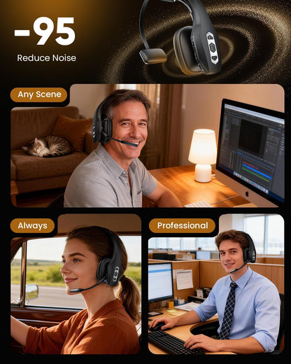 Trucker Bluetooth Headset with Charging