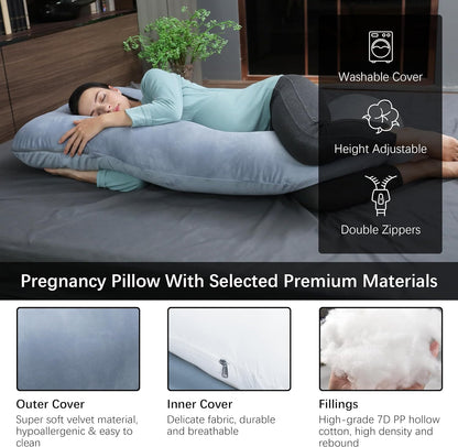 Pregnancy Pillows for Sleeping - 57 Inch