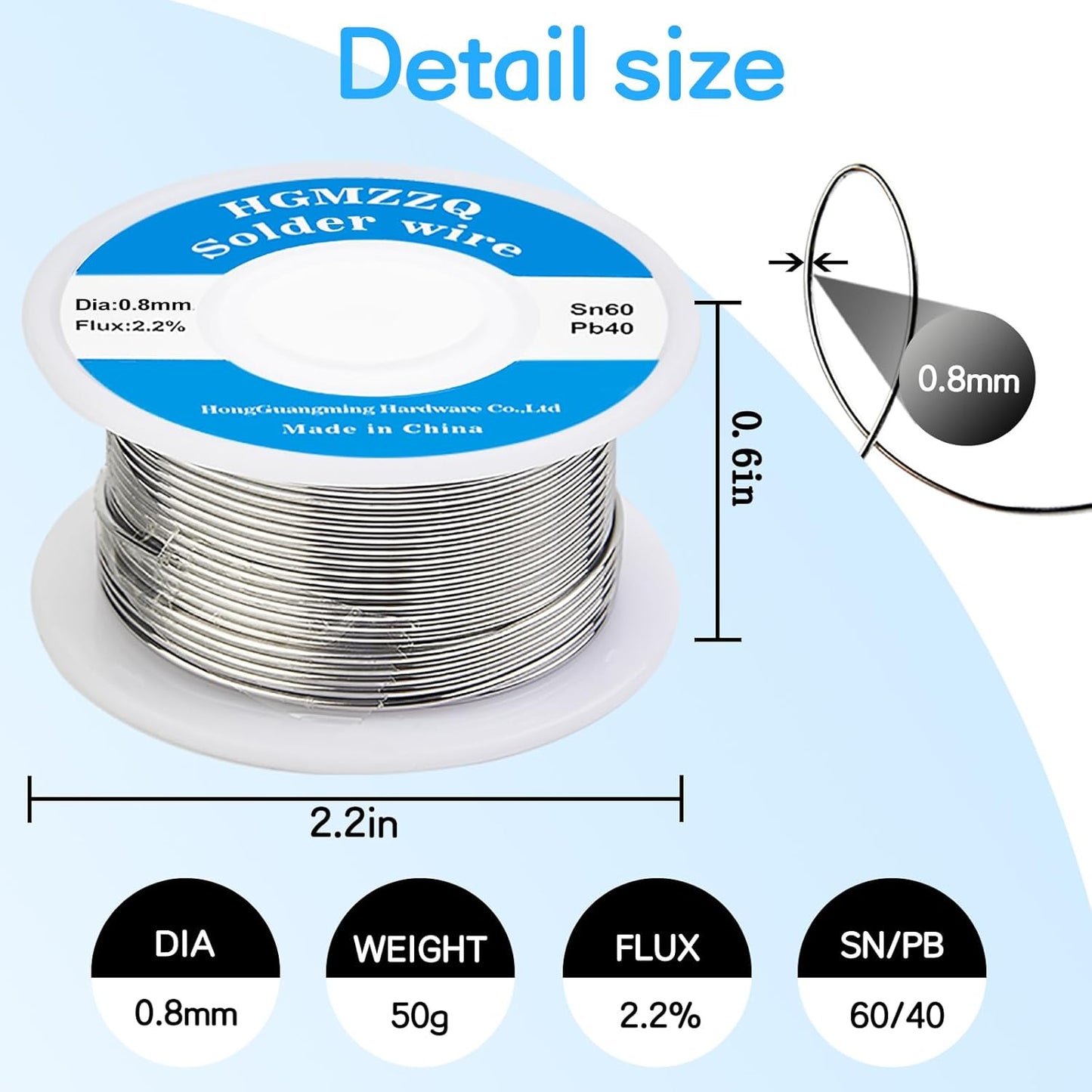 60/40 Tin Lead Solder Wire with Rosin