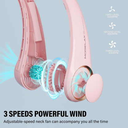 Neck Fan, USB Rechargeable Personal Fan