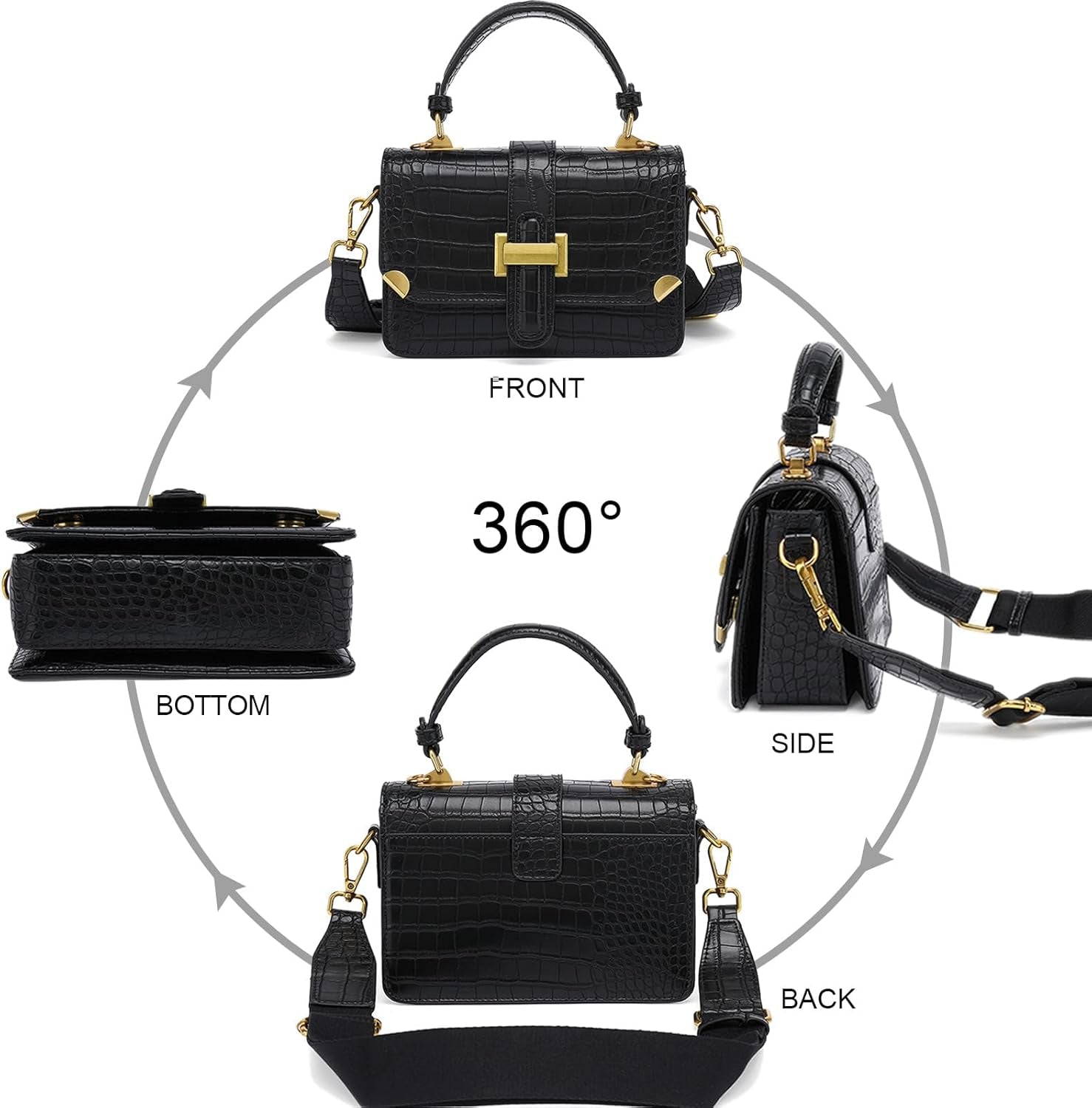 Women'S Small Classy Crossbody Purse