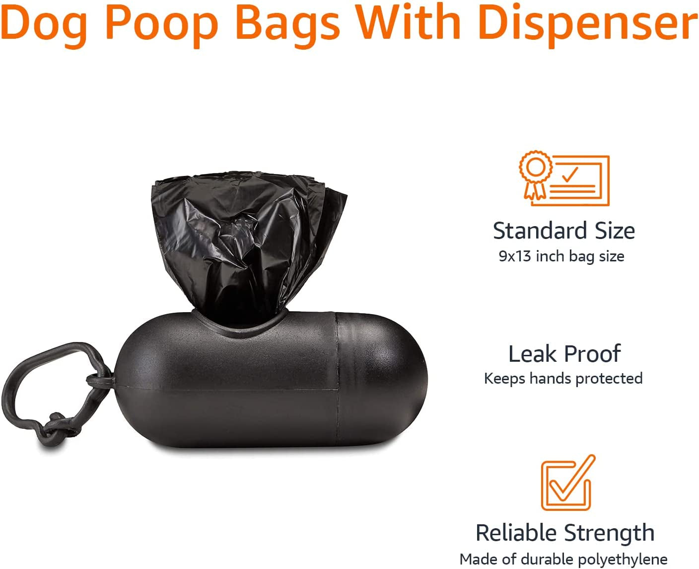 Basics Dog Poop Leak Proof Bags 