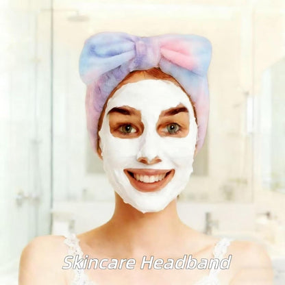 7 Pcs Spa Set Facial Headband ,Wristband