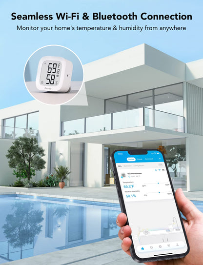 Wifi Thermometer Hygrometer H5103,indoor