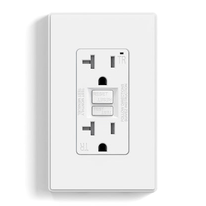 GFCI Outlet 20 Amp, Self-Test GFI 