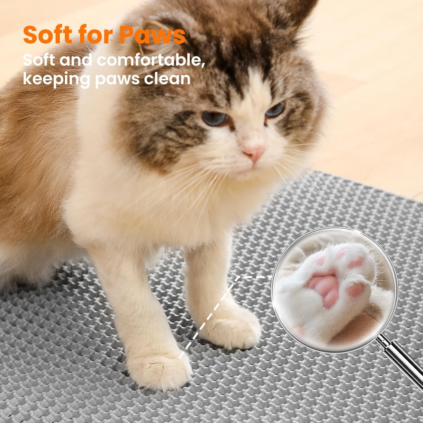 Jumbo Cat Litter Mat 46X26 Inches Double