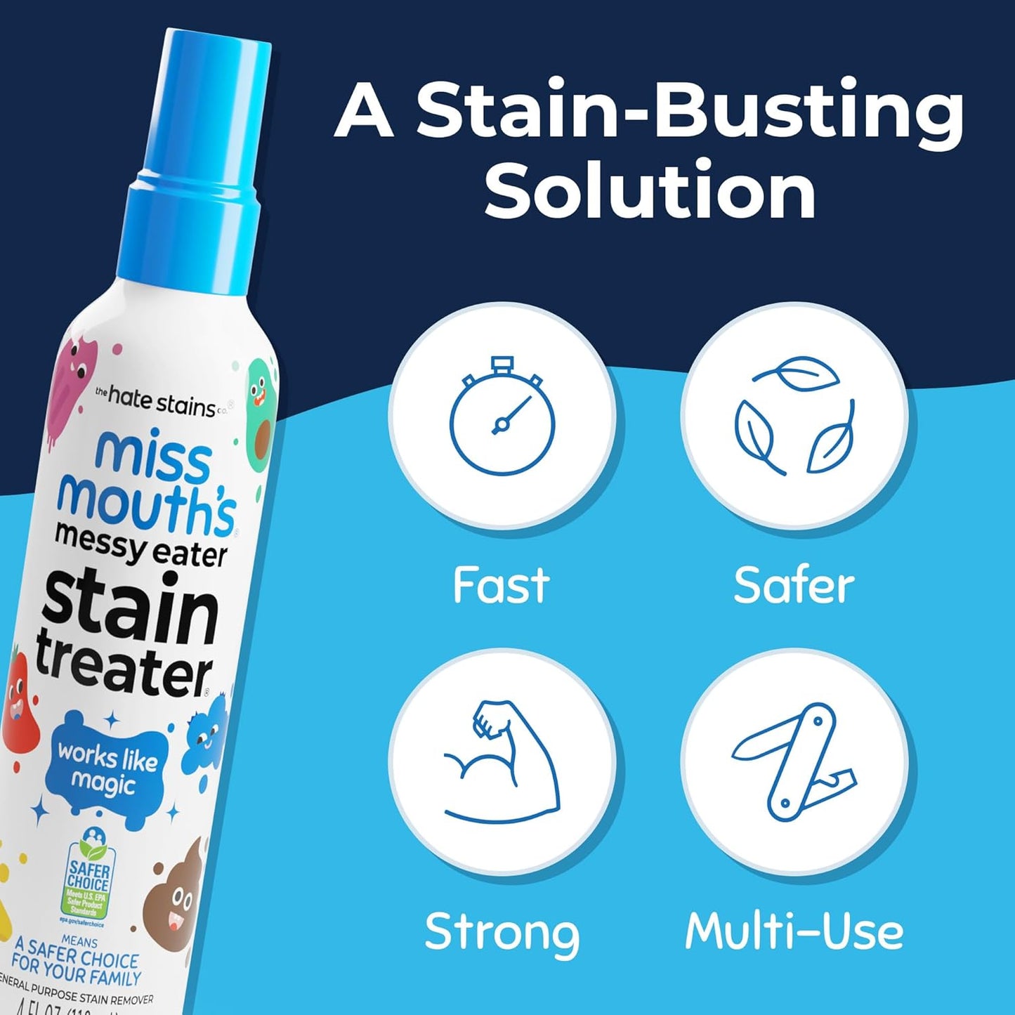 Messy Eater Stain Treater Spray 4Oz 