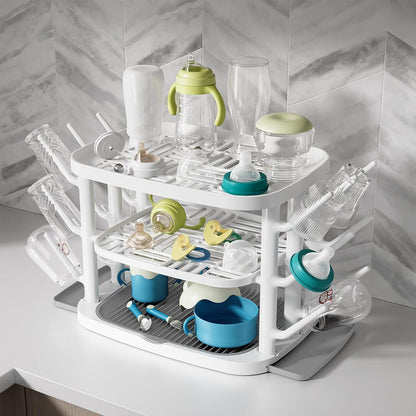 Baby Bottle Drying Rack,3-Tier Large