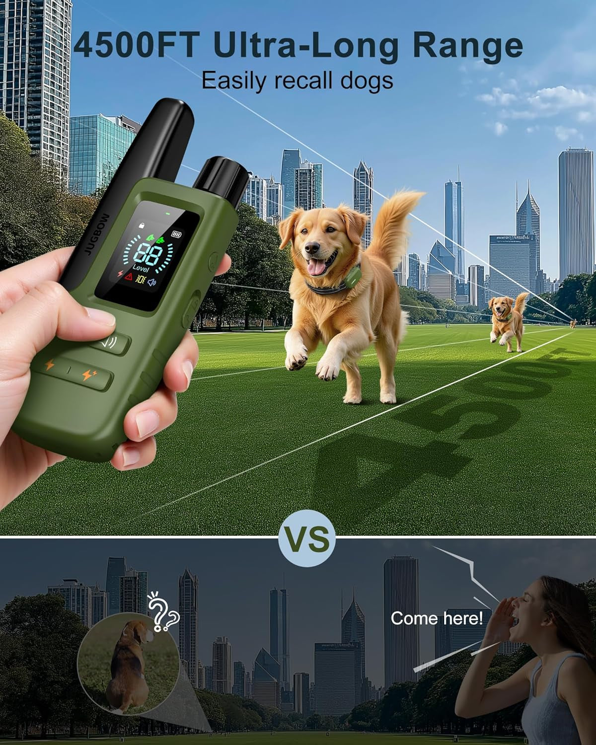 Dog Shock Collar 4500FT Dog  Collar