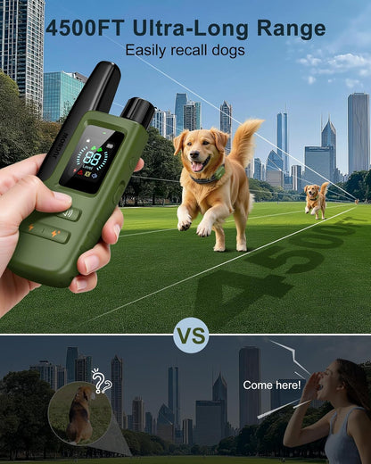 Dog Shock Collar 4500FT Dog  Collar