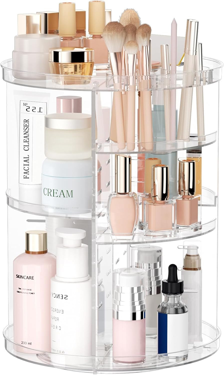 Rotating Makeup Organizer, DIY 8 