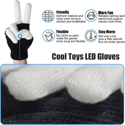 LED Light up Gloves Flashing Sensory Toy