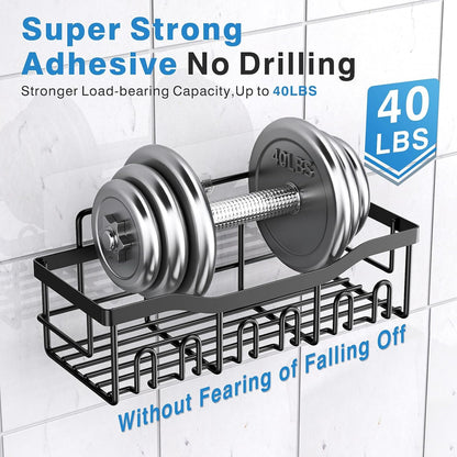 Adhesive Shower Caddy, 5 Pack Rustproof