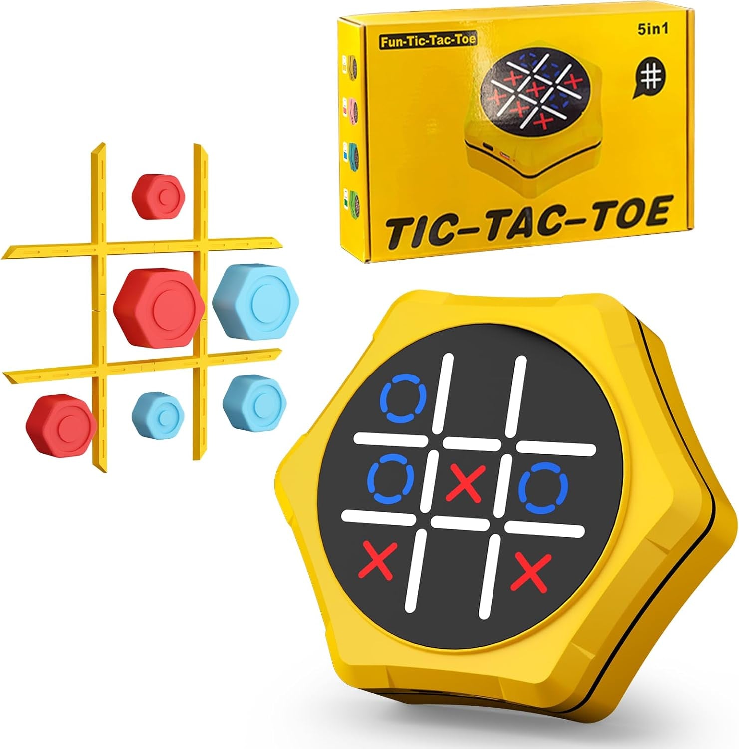 Electronic Tic Tac Toe Game5-In-1