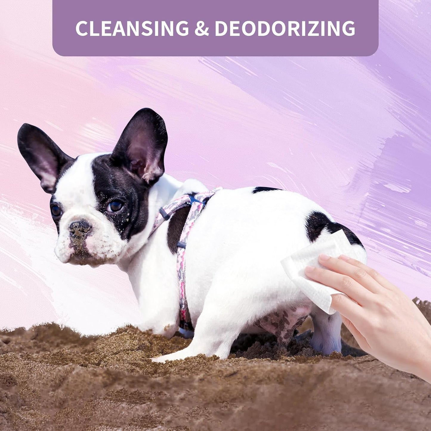 400 PCS Pet Wipes for Paws and Butt