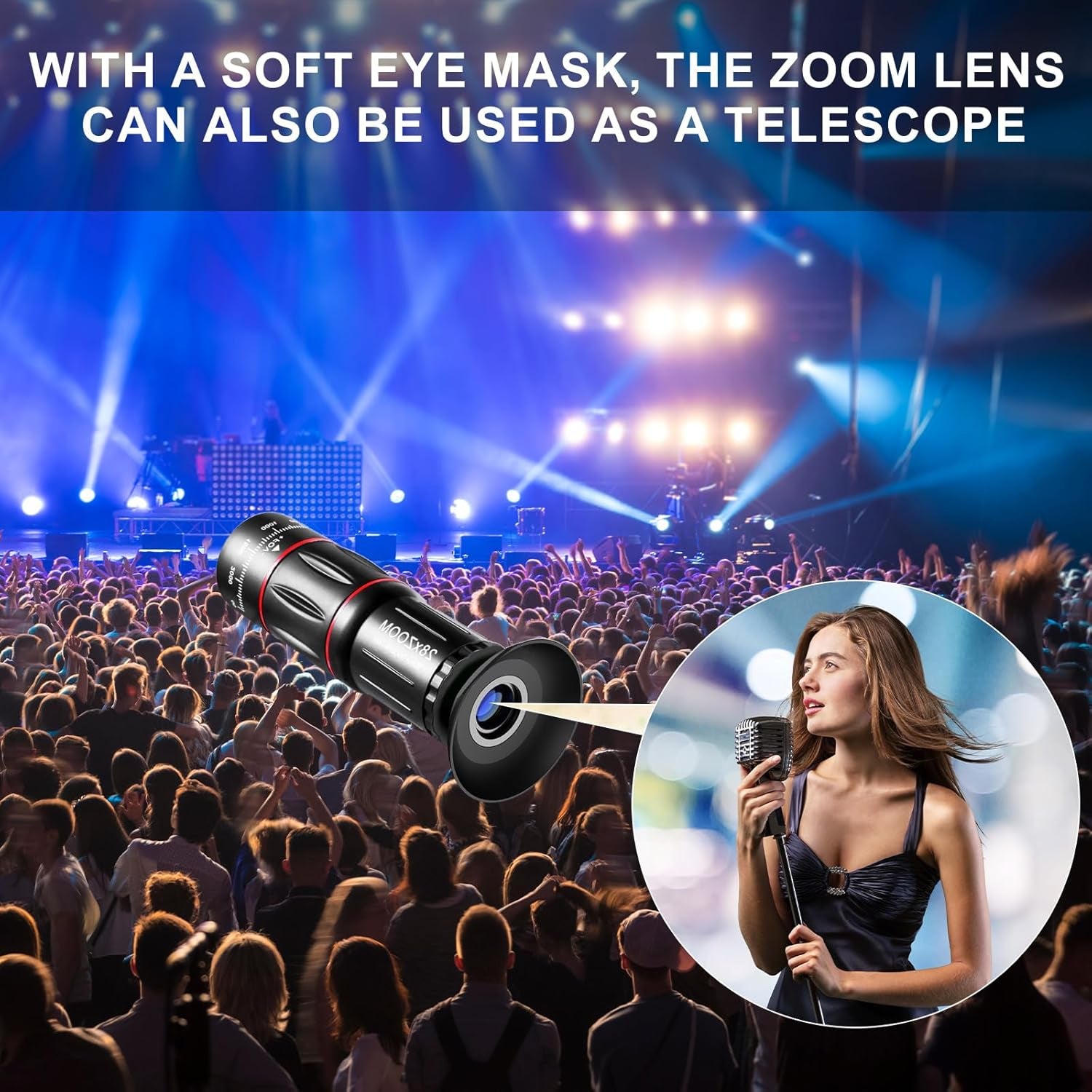 Phone Camera Lens Kit 28X Telephoto Lens