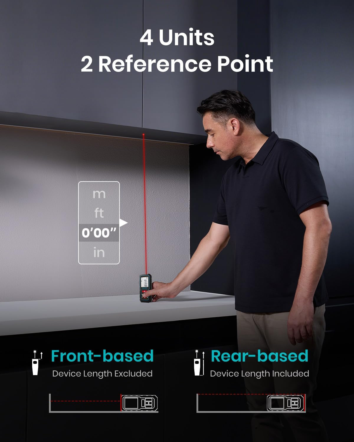 Laser Measure Device,229Ft Digital Laser
