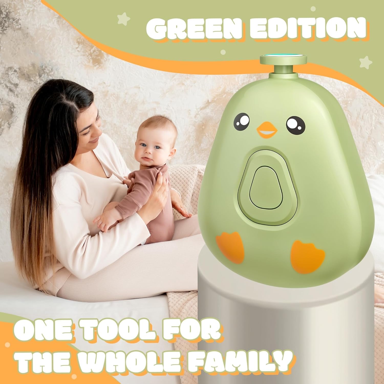 Electric Baby Nail Trimmer Safe ,Quiet