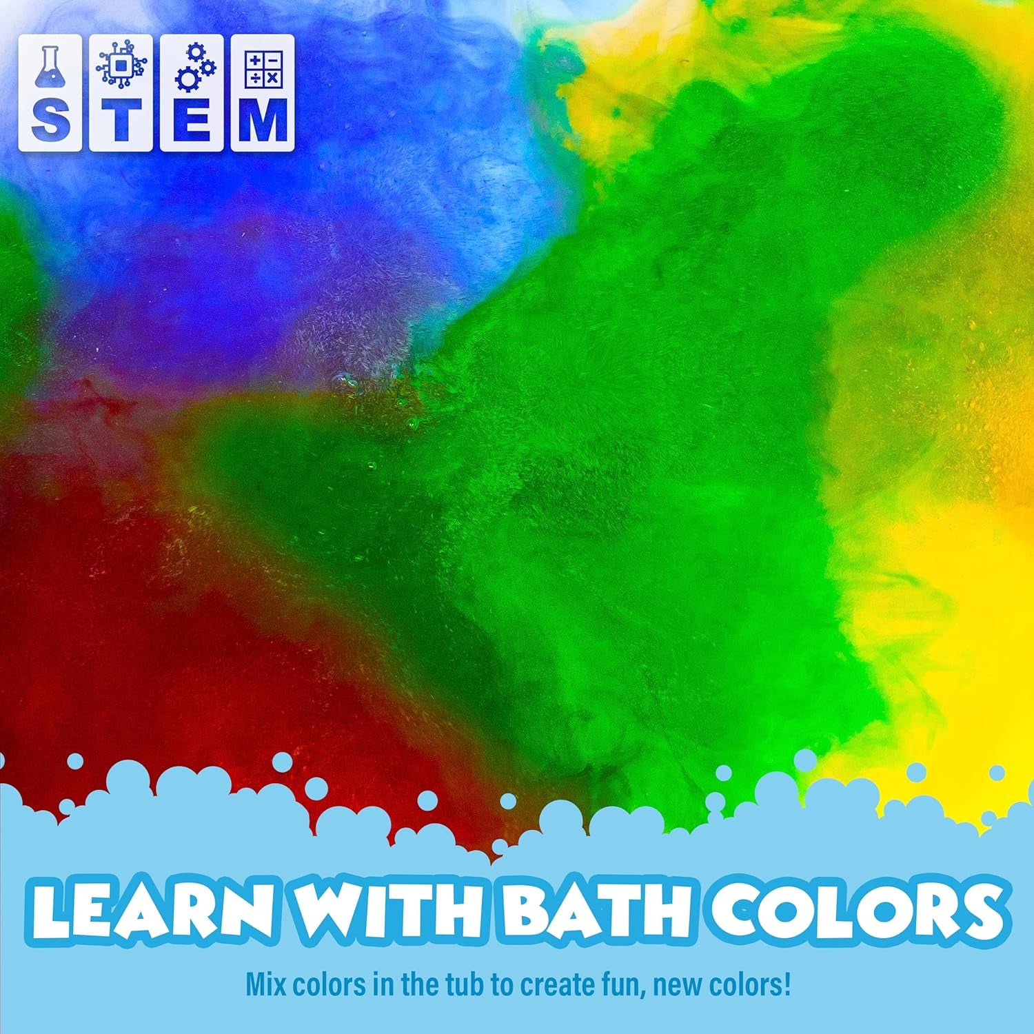 ® Bath Color Fizzies, 150 Count Nontoxic